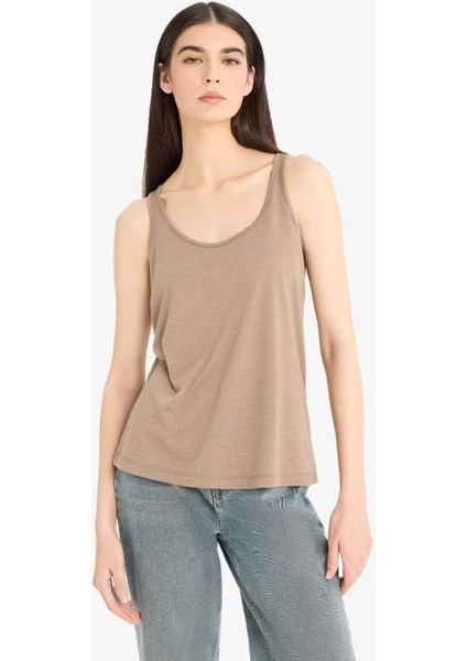 Regular Fit Basic Düz Yuvarlak Yaka Atlet F3618AX25SM modelleri