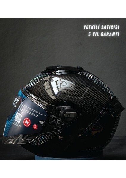 Rs Jet Carbon Ikonik Dıd Açık Kask