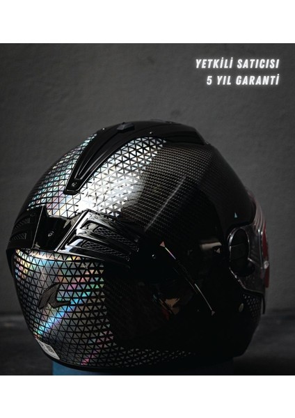 Rs Jet Carbon Ikonik Dıd Açık Kask