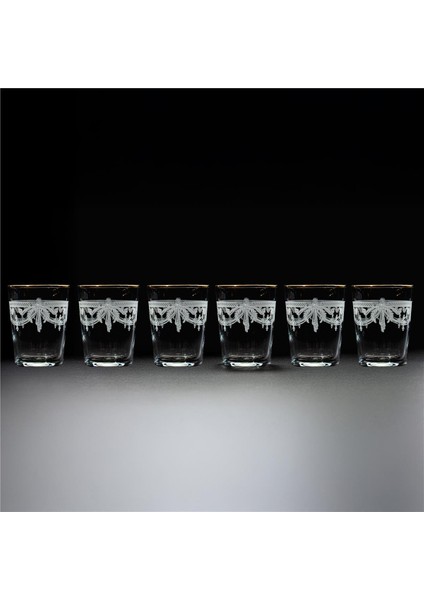 TORİNO GERÇEK ALTIN KAHVE SU BARDAK 6LI