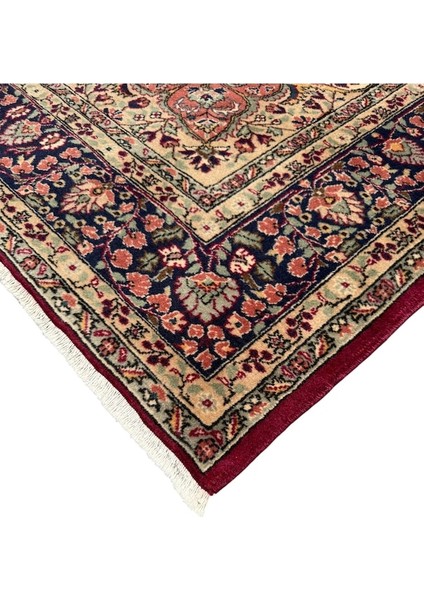 El Dokuma Sıfır Ladik Halısı 210X315 Vişne Çürüğü Salon Halısı
