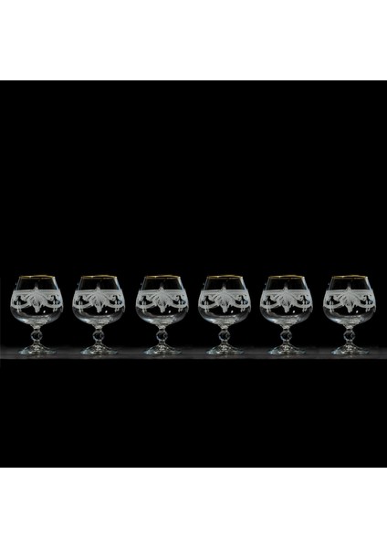 Torino Gerçek Altın 250CC 6renk 6lı Ayaklı Kadeh