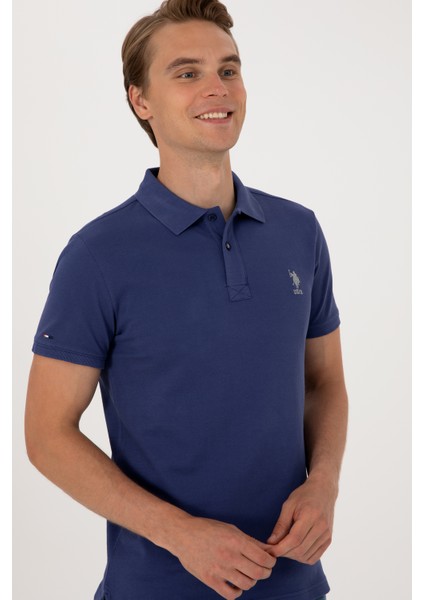 Erkek Açık Lacivert Tişört Basic 50298041-VR059 fiyatları