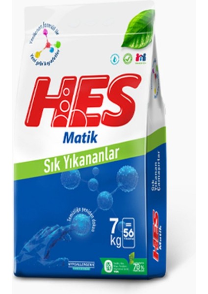 Matik Sık Yıkananlar 7 kg