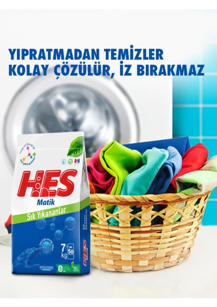 Matik Sık Yıkananlar 7 kg
