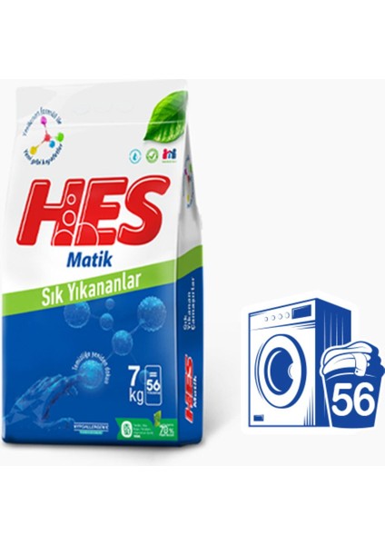 Matik Sık Yıkananlar 7 kg