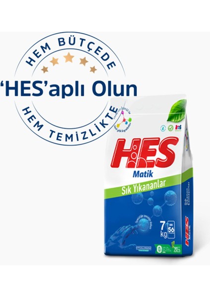 Matik Sık Yıkananlar 7 kg