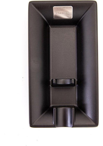 Qa Siyah Tekli Dikdörtgen Metal Puro Küllüğü