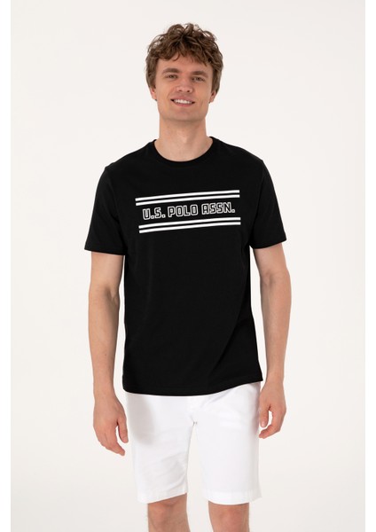 Erkek Siyah Tişört 50306907-VR046