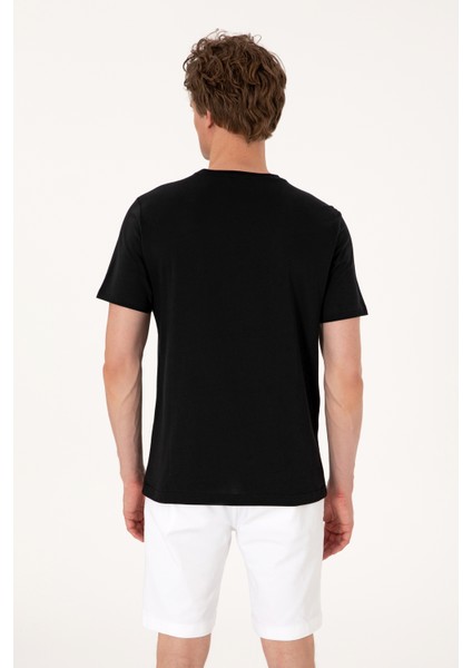Erkek Siyah Tişört 50306907-VR046 indirimleri