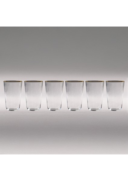 Torino Panto Gerçek Altın Meşrubat Bardak 6renk 6lı