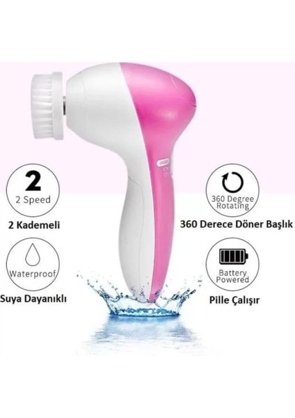 5'li Çok Fonksiyonlu Yüz Temizleme ve Masaj Aleti, Peeling Seti modelleri