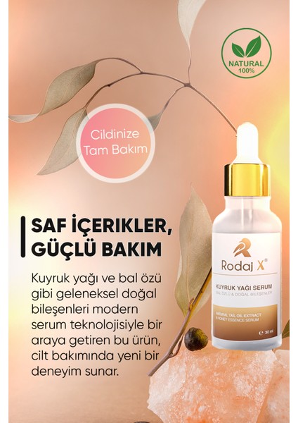 Kuyruk Yağı Serum Bal Özlü Doğal Kolejen Desteği Leke Karşıtı 30 ml fiyatları