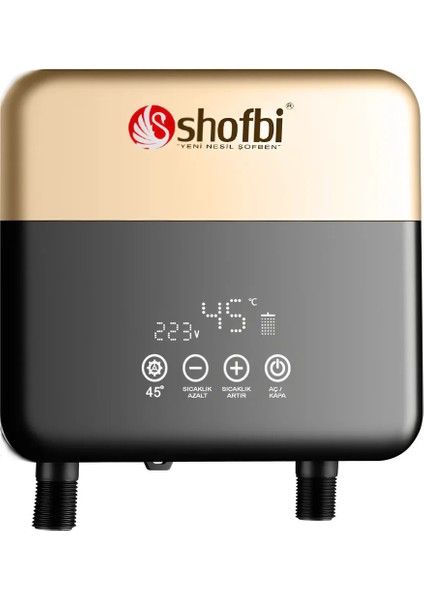 Shofbi Akıllı Lavabo Şofbeni Sh-4g Altın