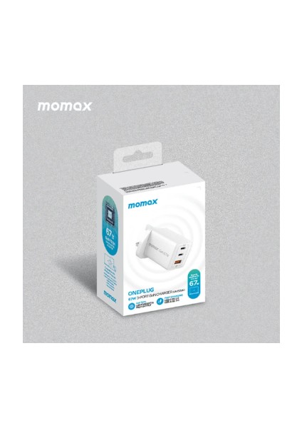 Oneplug 67W 3-Port Gan Technology Fast Charger Whıte fiyatları