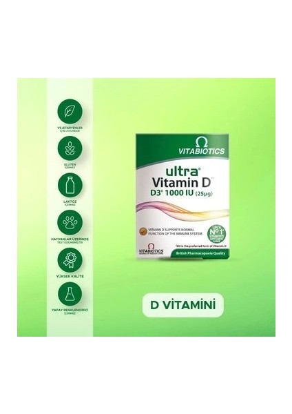 Vitamin D3 96 Tablet 2 Adet