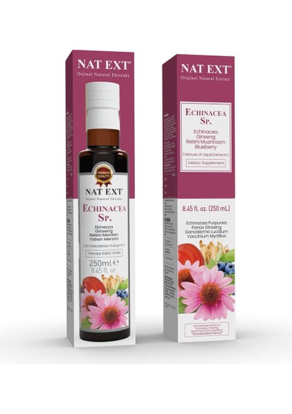 İmmu- Nat Nat Ext Echhınacea Sp. Ekinezya Ekstrakt 250 ml