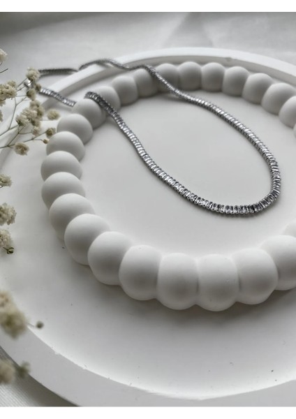 Özel Seri Su Yolu Baget Zirkon Taşlı Kolye modelleri