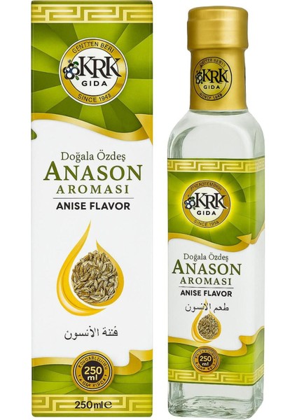 Anason Aroması 250ML Cam Şişe