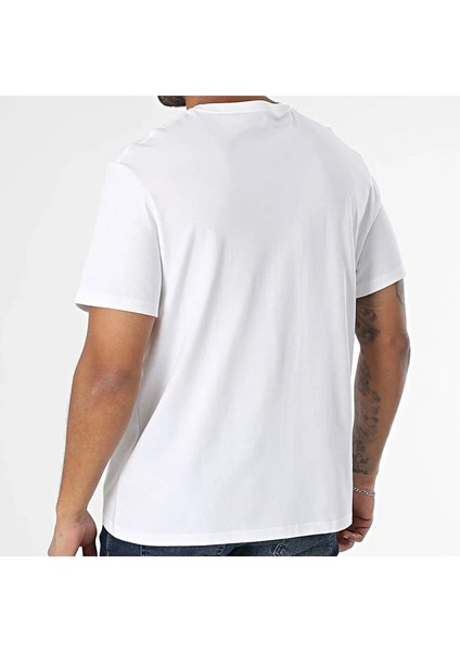 Ss 20S Ck Deboss Mono Graphıc Te Erkek Beyaz T-Shirt LV04RC824G-YAA modelleri