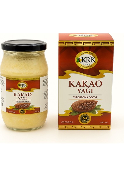 Soğuk Sıkım Kakao Yağı 250G – Cilt & Saç Bakımı Için
