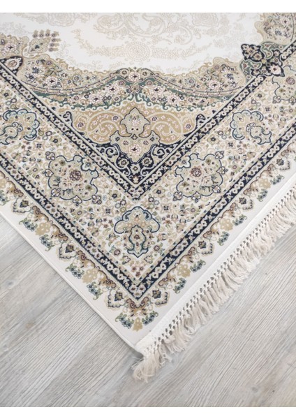 Hanzade, Osmanlı Melodi Ipeksi Yün Tuşeli Triko Akrilik Saraylı Oturma Odası ve Salon Halısı fırsatları