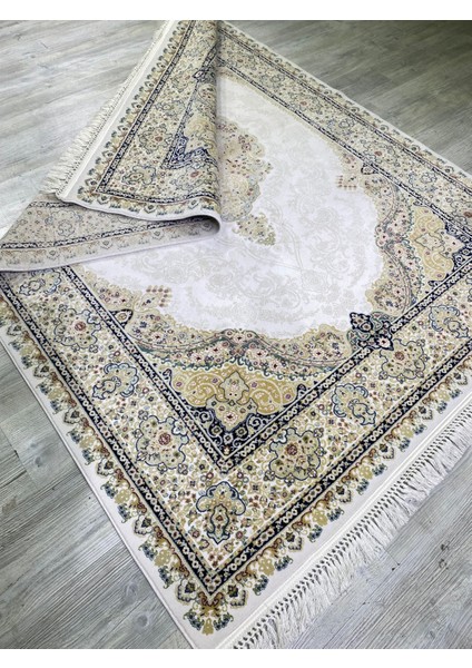 Hanzade, Osmanlı Melodi Ipeksi Yün Tuşeli Triko Akrilik Saraylı Oturma Odası ve Salon Halısı indirimleri