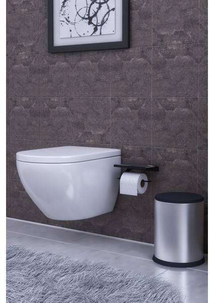 Papatya Telefon Tutuculu Wc Kağıtlık, Tuvalet Kağıtlık