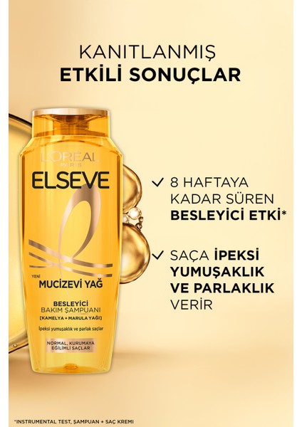 L'Oréal Paris Elseve Mucizevi Yağ Besleyici Bakım Şampuanı 300 ml
