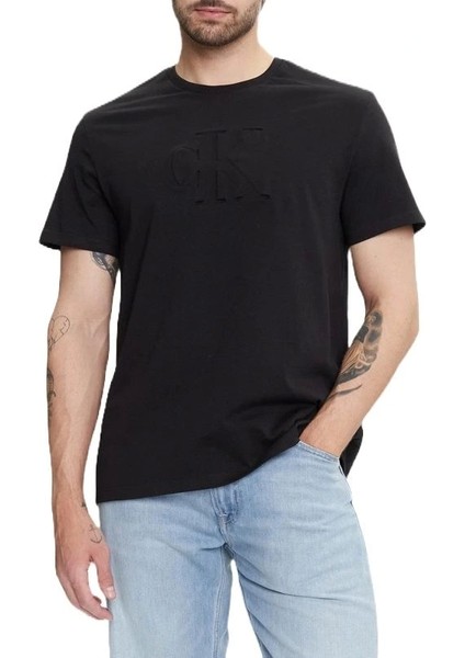 Ss 20S Ck Deboss Mono Graphıc Te Erkek Siyah T-Shirt LV04RC824G-UB1 fiyatları