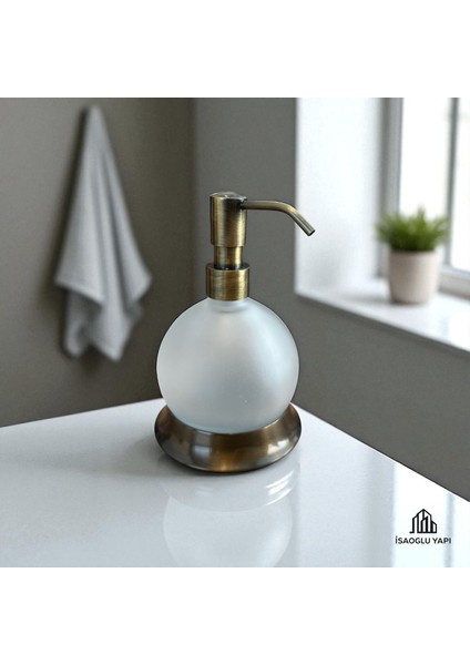 Isaoğlu Yapı Antik Gold Sabunluk Pirinç Sıvı Sabunluk Özel Seri Sabunluk Eskitme Gold fiyatları