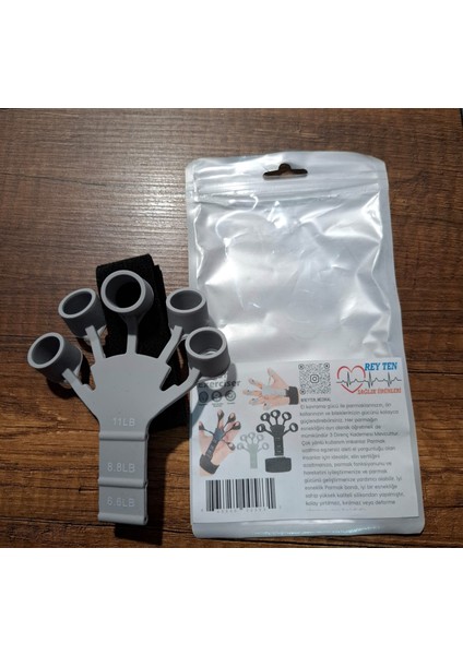 Parmak Güçlendirme Direnç Bandı Finger Exerciser Gri modelleri