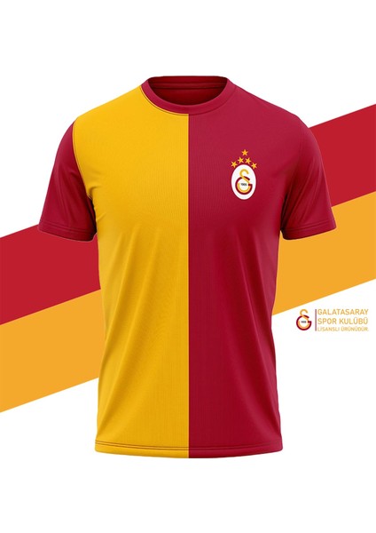 Orijinal Lisanslı 5 Yıldızlı Sarı Kırmızı Erkek T-Shirt fiyatları