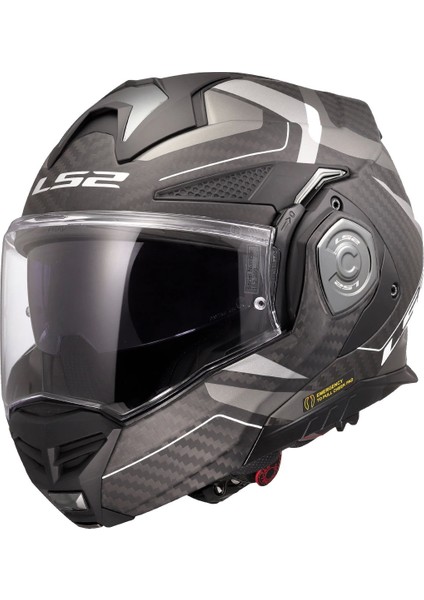 Advant x Karbon Horızon Mat Gümüş-Gri Kask