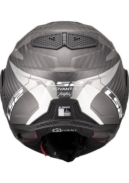 Advant x Karbon Horızon Mat Gümüş-Gri Kask modelleri