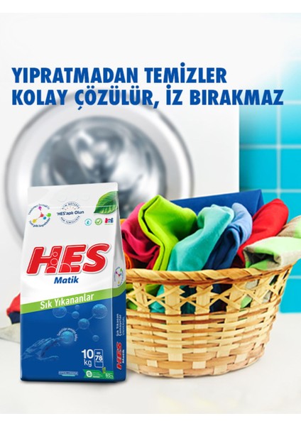 Matik Sık Yıkananlar 10 kg