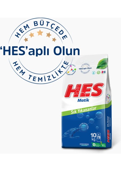 Matik Sık Yıkananlar 10 kg