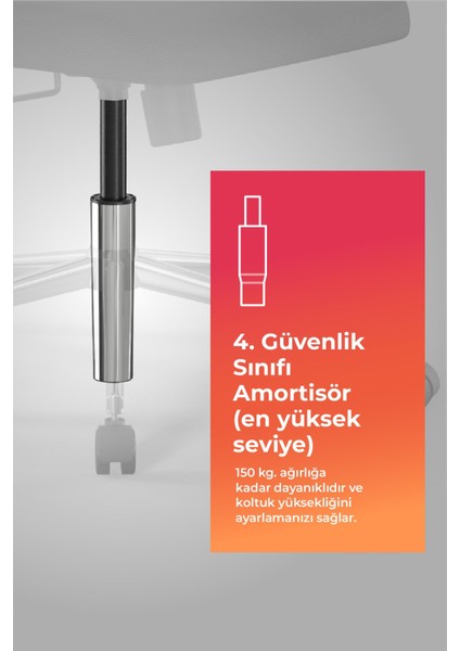 Ergolife Sit Air Ergonomik Çalışma Sandalyesi / Ofis Koltuğu - 572.5F.1.2A2