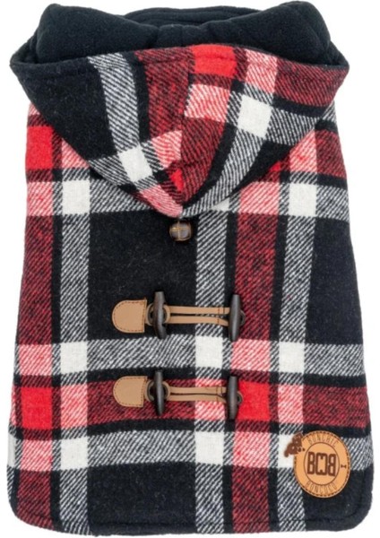 Bcbc Duffle Coat Kapşonlu Köpek Ceket Kırmızı