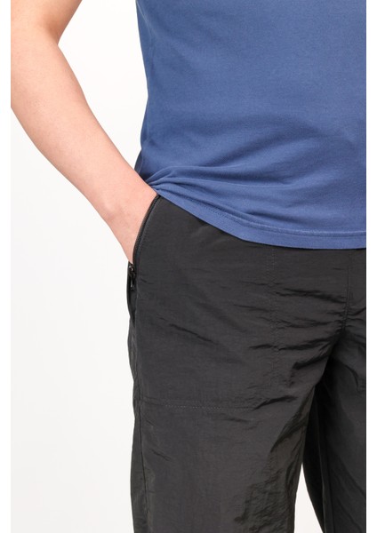 Erkek Kargo Cep Yazlık Paraşüt Yandan Cepli Beli Lastikli Relax Fit Paçası Lastikli Pantolon