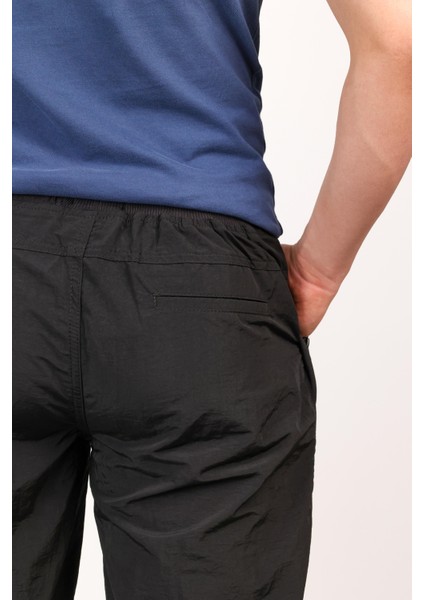 Erkek Kargo Cep Yazlık Paraşüt Yandan Cepli Beli Lastikli Relax Fit Paçası Lastikli Pantolon