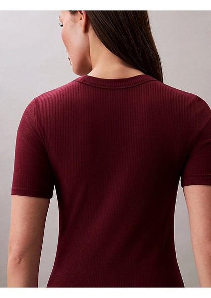 A - Modal Rıb Ss Dress Kadın Kırmızı Elbise LV044C902G-VLP fırsatları