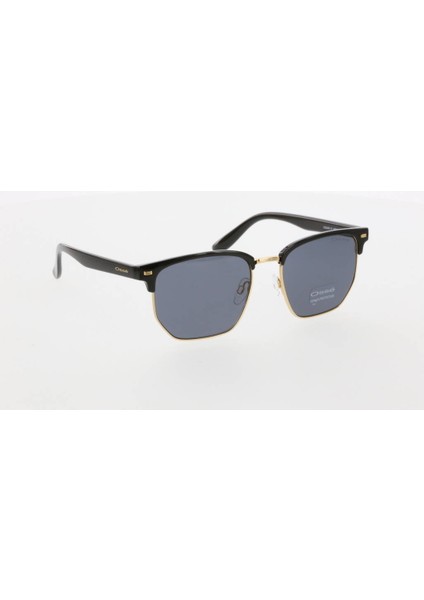 OS3256 Col.1 55 18 144 Çerçeve Renk Siyah Altın Unisex Güneş Gözlüğü modelleri