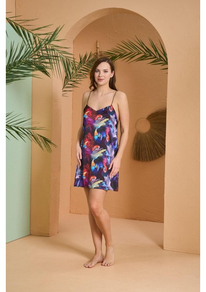 Kadın Mor Gecelik 27078