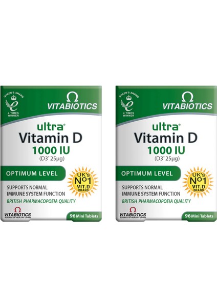 Vitamin D3 96 Tablet 2 Adet