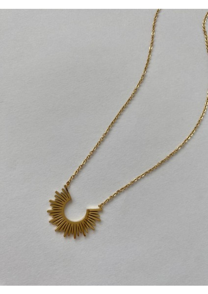 Gold Çelik Shine Kolye modelleri