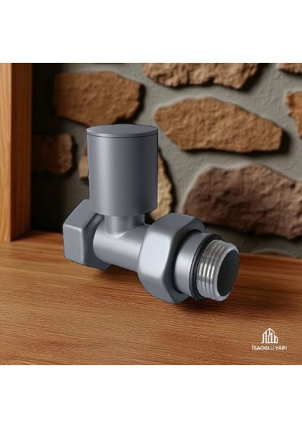 Isaoğlu Yapı Antrasit Havlupan Vanası 2 Adet Set Antrasit Gri Havlupan Vanaları fiyatları