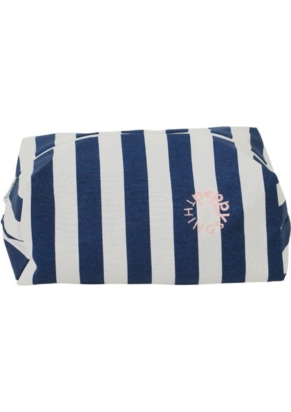 Peppythings Lacivert Eros 3'li Set (Bez Çanta - 3'lü Kese - Makyaj Çantası)
