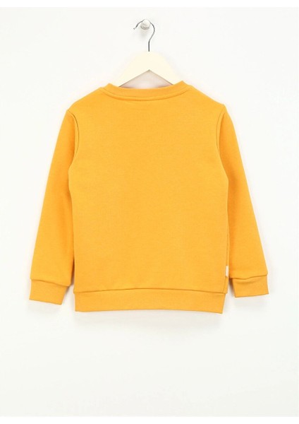 Haribo Hardal Kız Çocuk Bisiklet Yaka Kabartma Sweatshirt HRBTXT306 modelleri