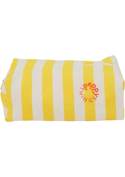 Peppythings Sarı Koko 3'li Set (Bez Çanta - 3'lü Kese - Makyaj Çantası)
